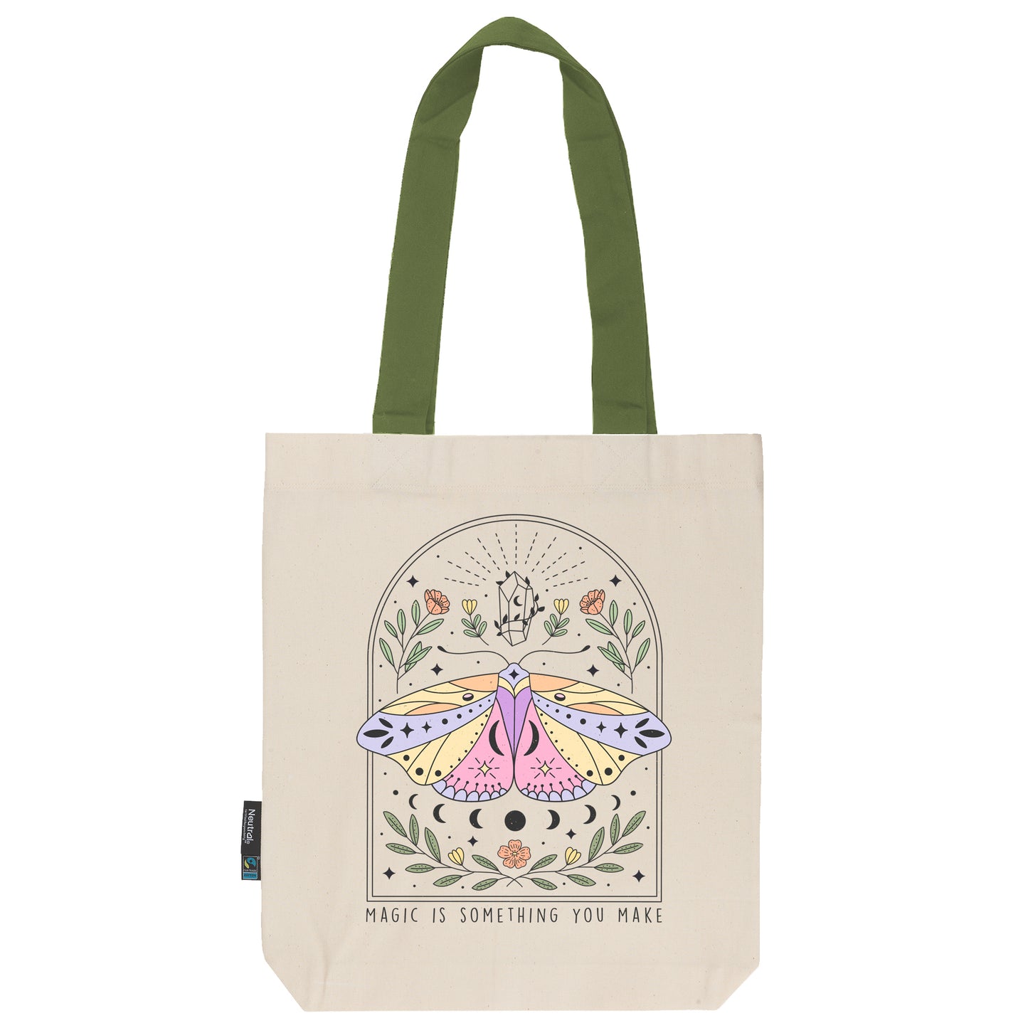 Twill Bag aus Bio- Baumwolle | Butterfly 5 | Magic is something you make