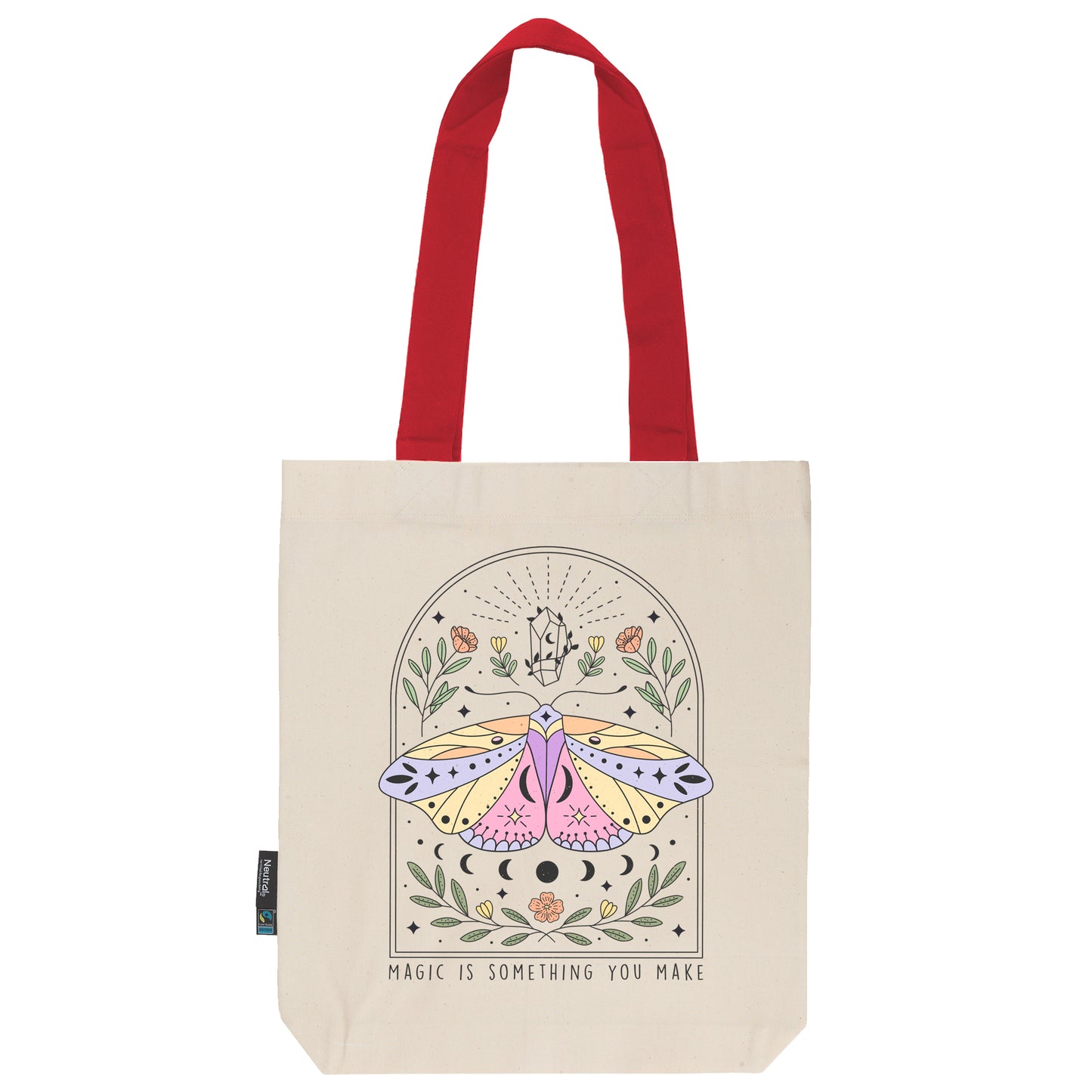 Twill Bag aus Bio- Baumwolle | Butterfly 5 | Magic is something you make