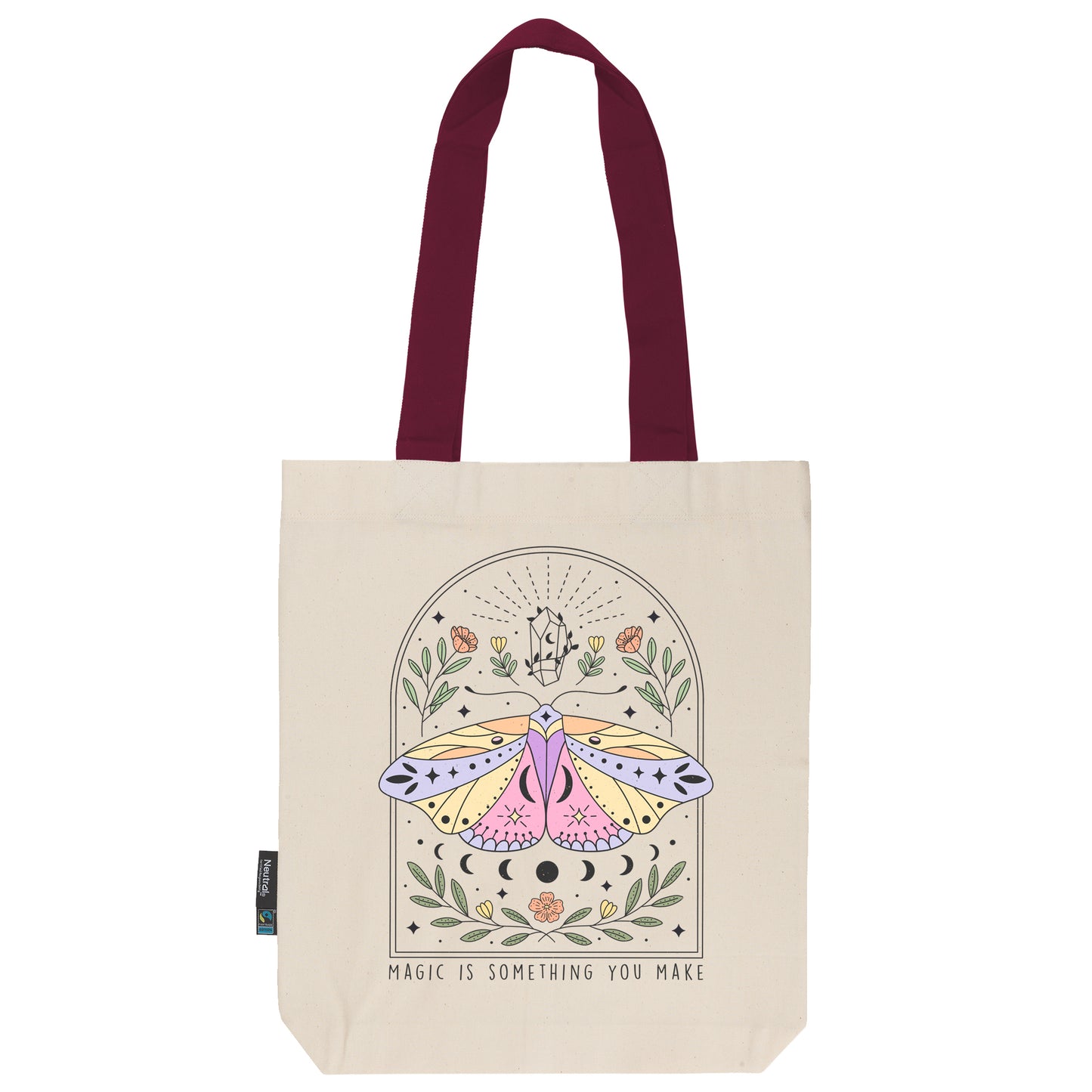 Twill Bag aus Bio- Baumwolle | Butterfly 5 | Magic is something you make