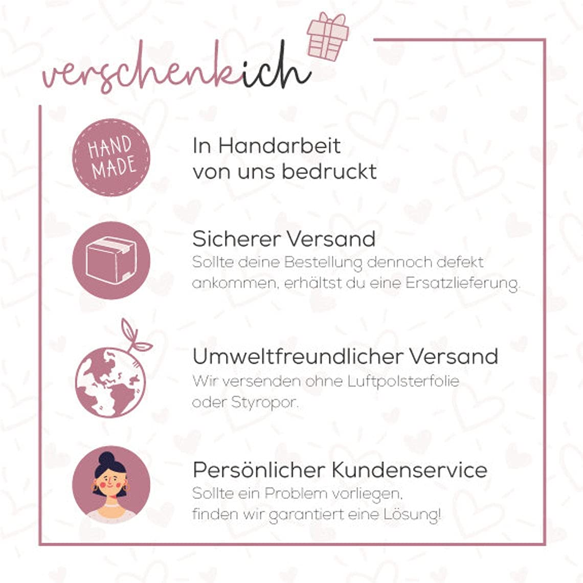 Baby Body Langarm | Wickelbody aus Bio-Baumwolle | Regenbogen in Pink mit Name & Geburtsdaten