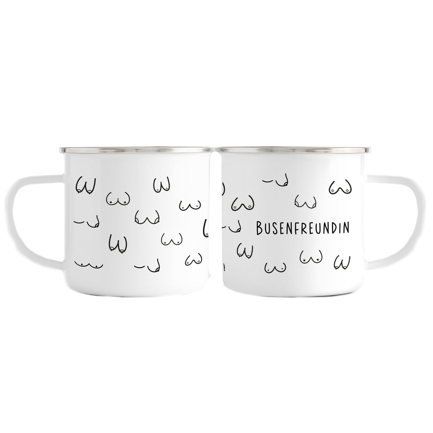 Emaille Tasse | Busenfreundin 1.0