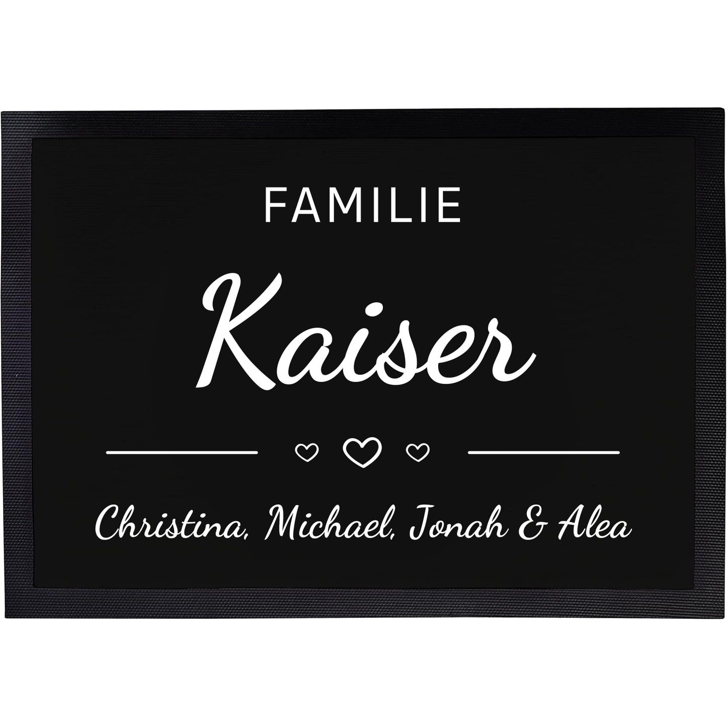 Fußmatte mit Namen | Familie 1