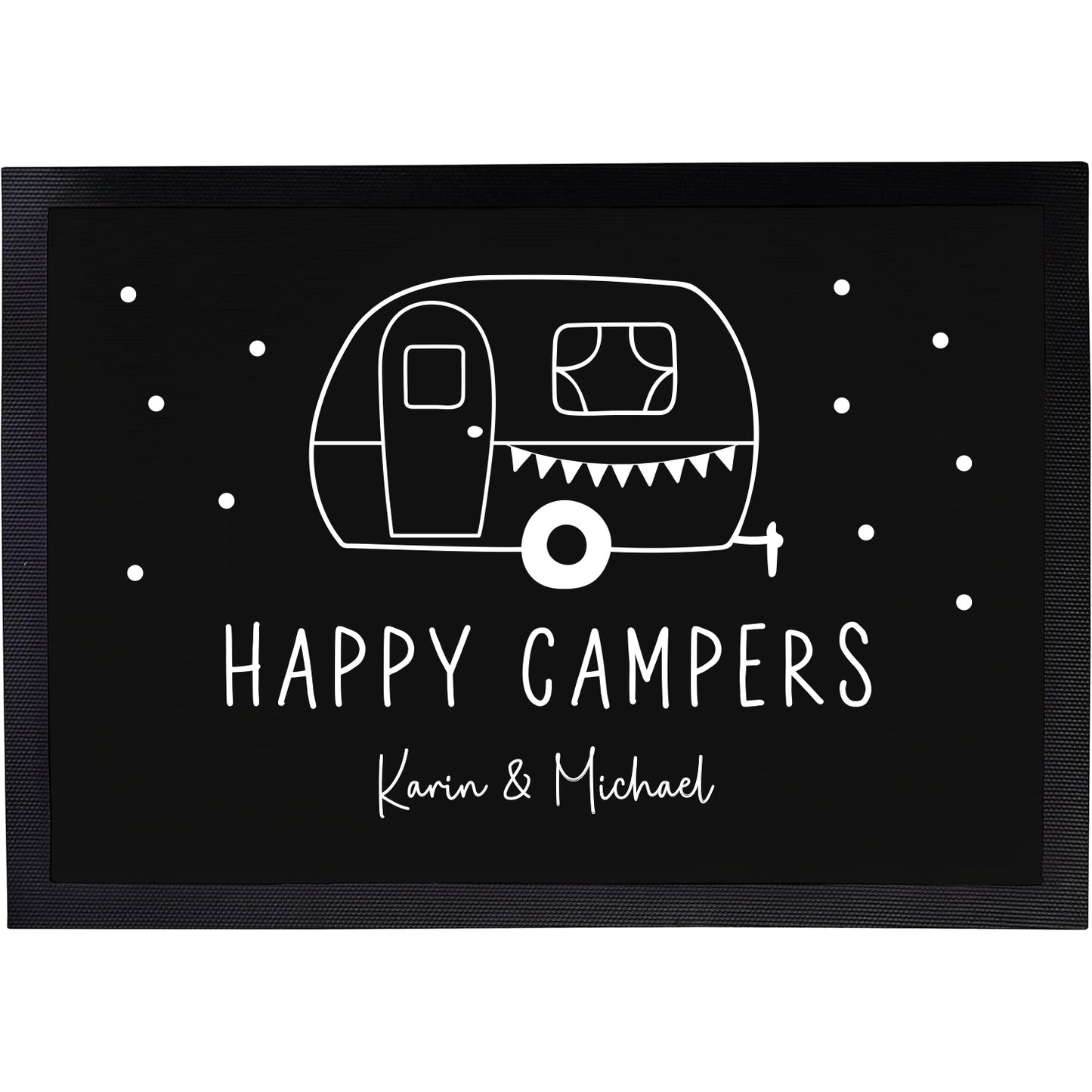 Fußmatte mit Namen | Happy Campers