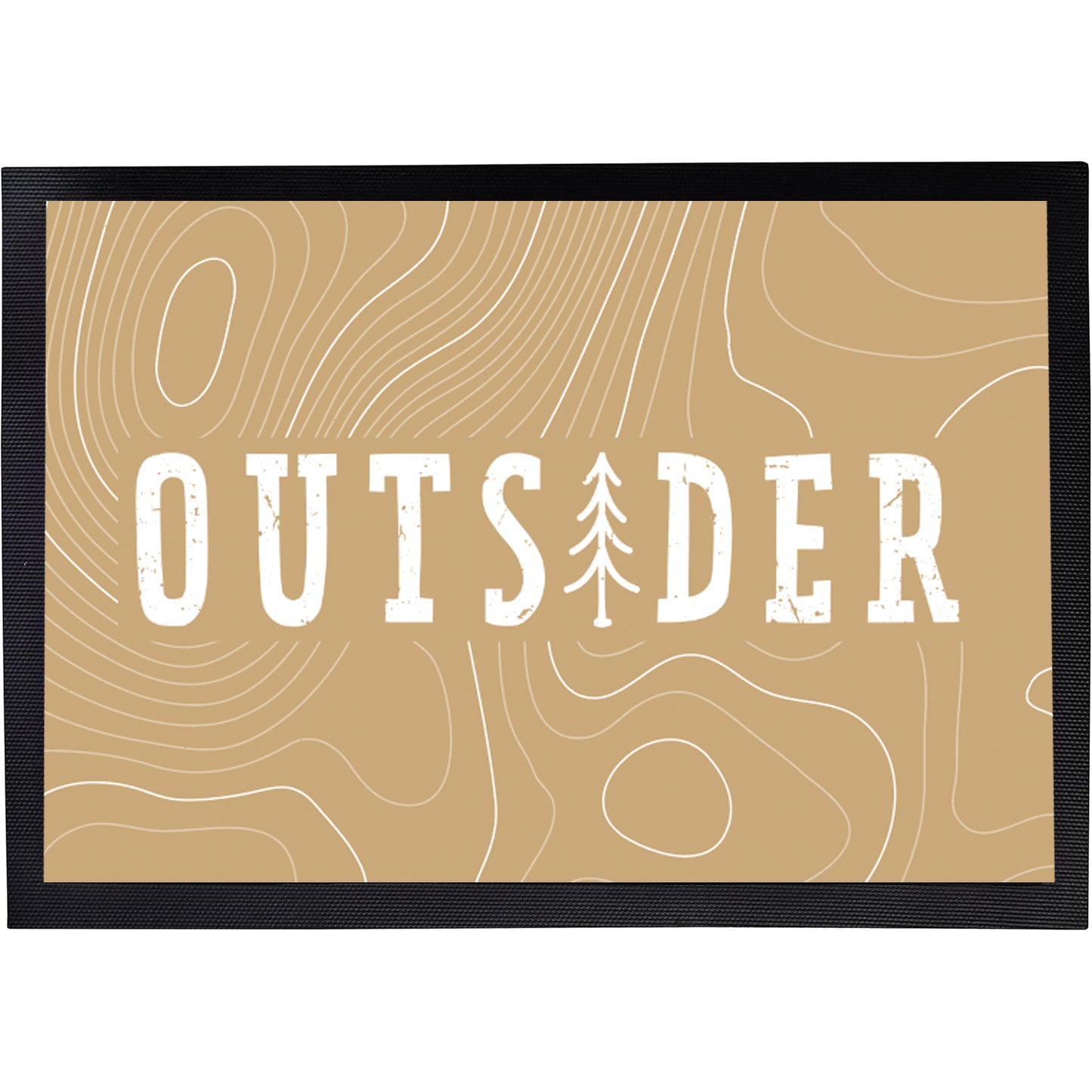 Fußmatte mit Spruch | Outsider | Design 1