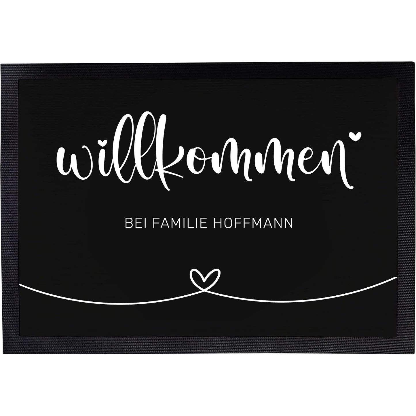Fußmatte mit Name | Willkommen