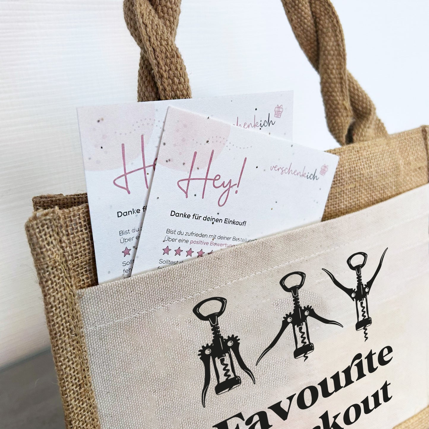 Jute Pocket Tasche | Favourite Workout