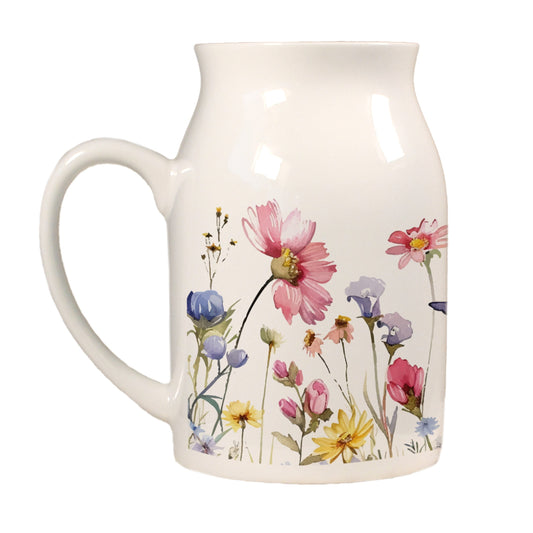 Keramik Kännchen | 500 ml | Blumen