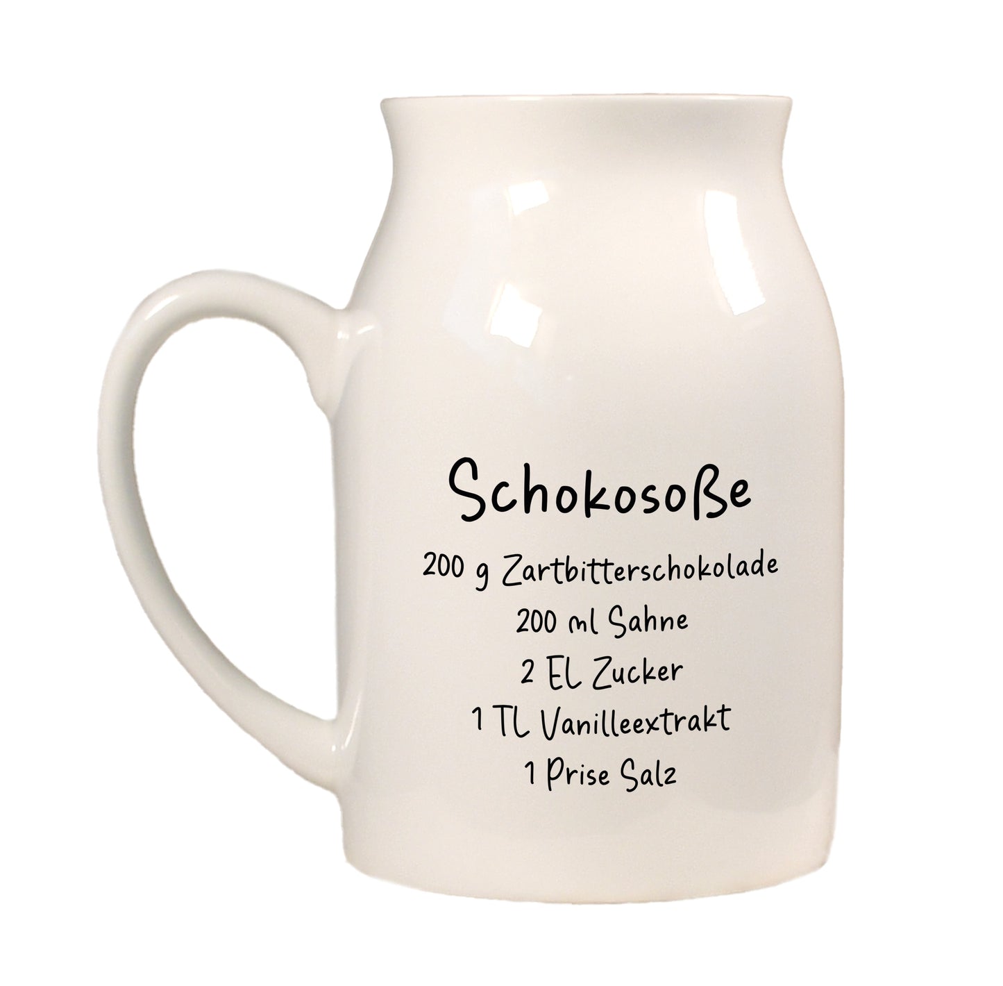 Keramik Kännchen | 500 ml | Schokosoße + Vanillesoße