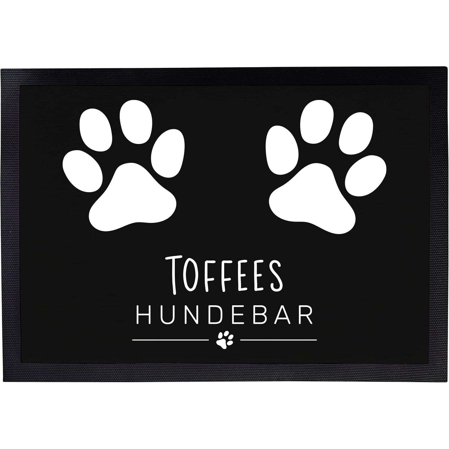 Hundebar Napfunterlage mit Namen