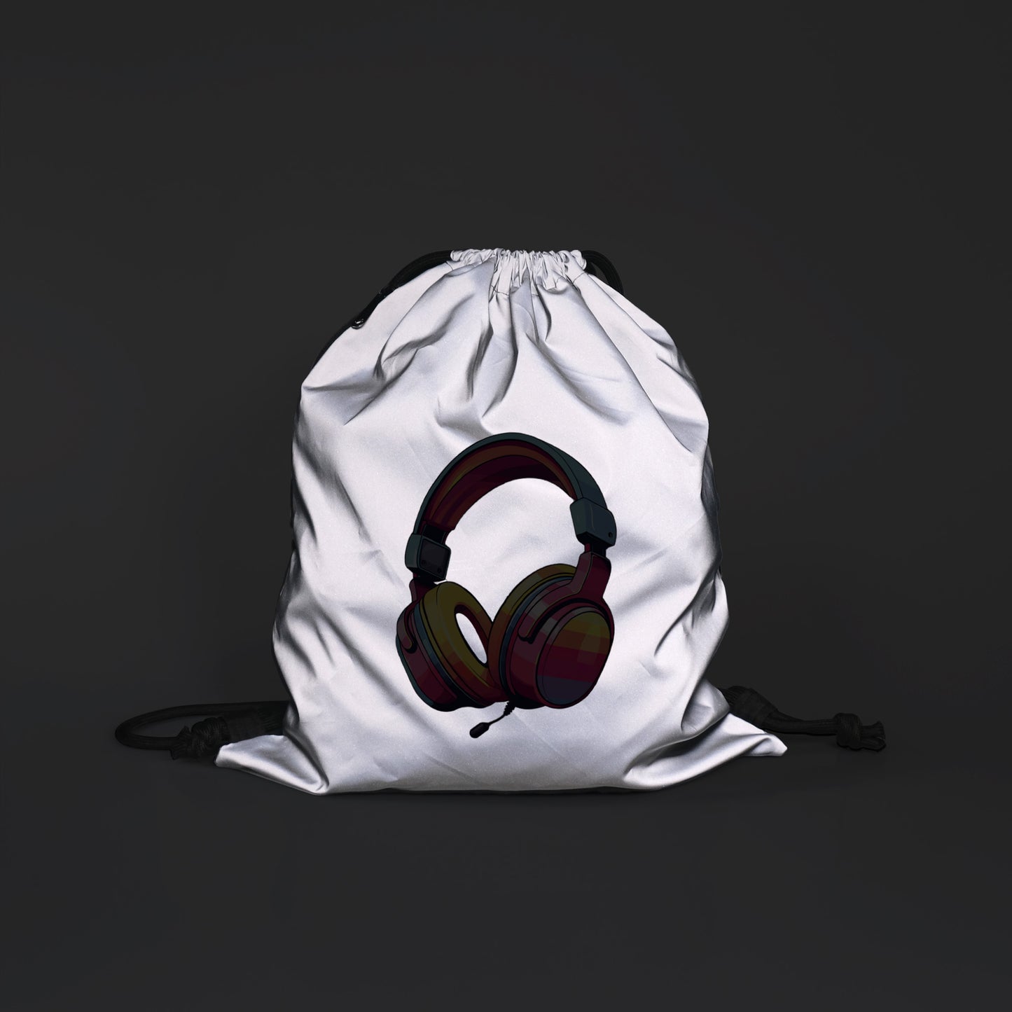 Turnbeutel reflektierend | Kopfhörer