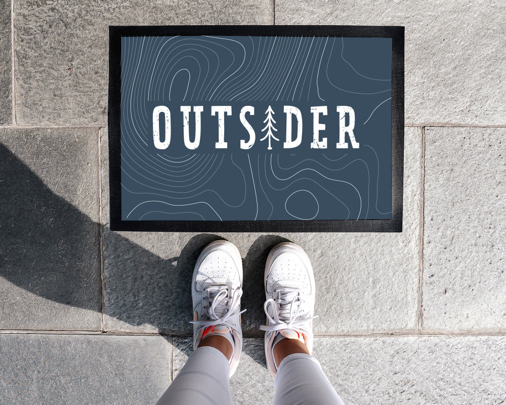 Fußmatte 'Outsider' Design 1 | 35x50 cm, 40x60 cm, 50x70 cm - verschenkich.de
