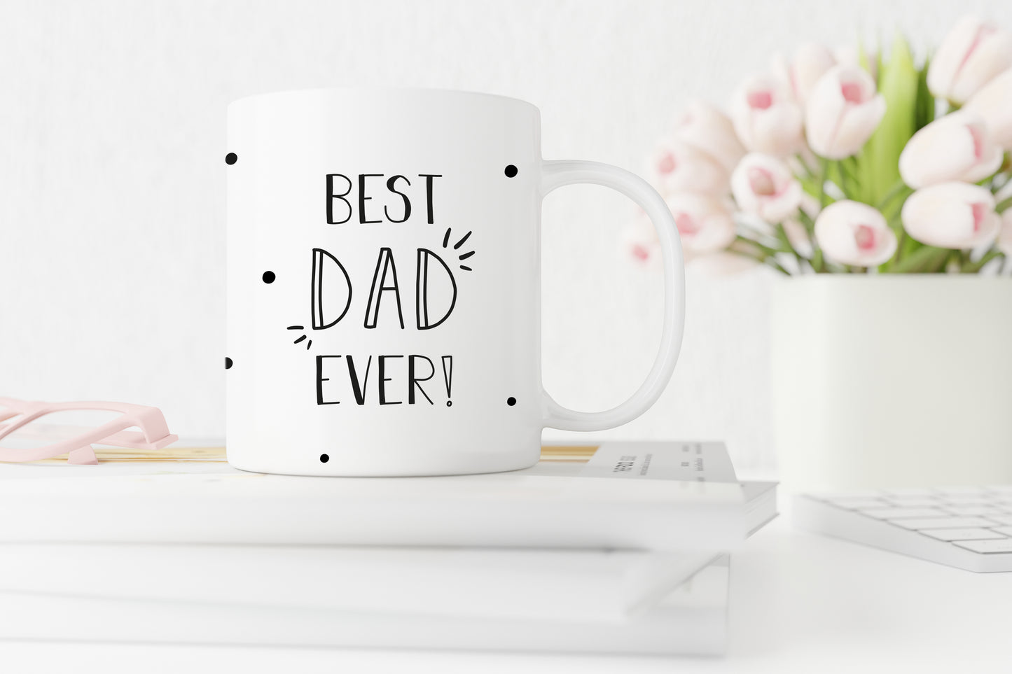Keramik Tasse | Best Dad Ever ! - verschenkich.de