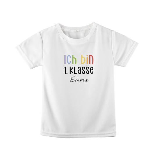 T-Shirt Kinder | Bio-Baumwolle | Ich bin 1. Klasse