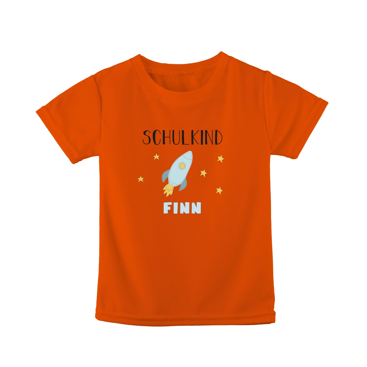 T-Shirt Kinder | Bio-Baumwolle | Schulkind | Rakete