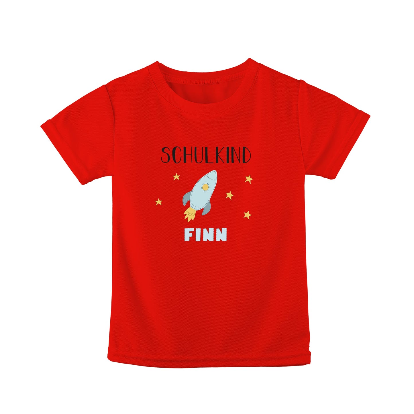 T-Shirt Kinder | Bio-Baumwolle | Schulkind | Rakete