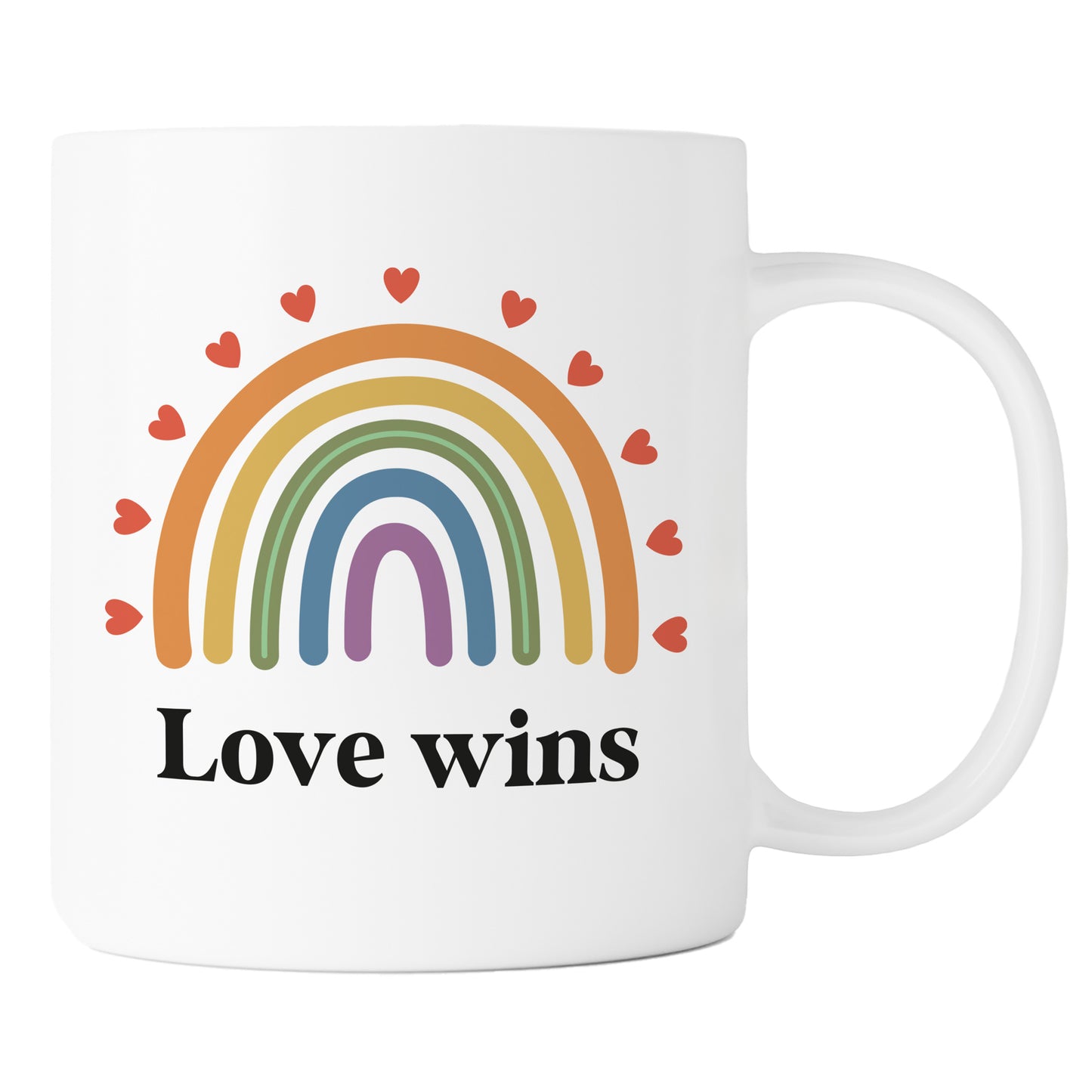 Keramik Tasse | Love wins