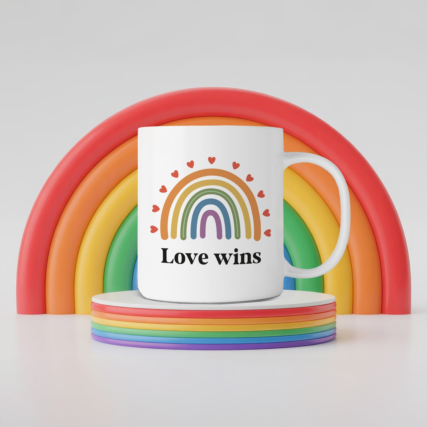 Keramik Tasse | Love wins