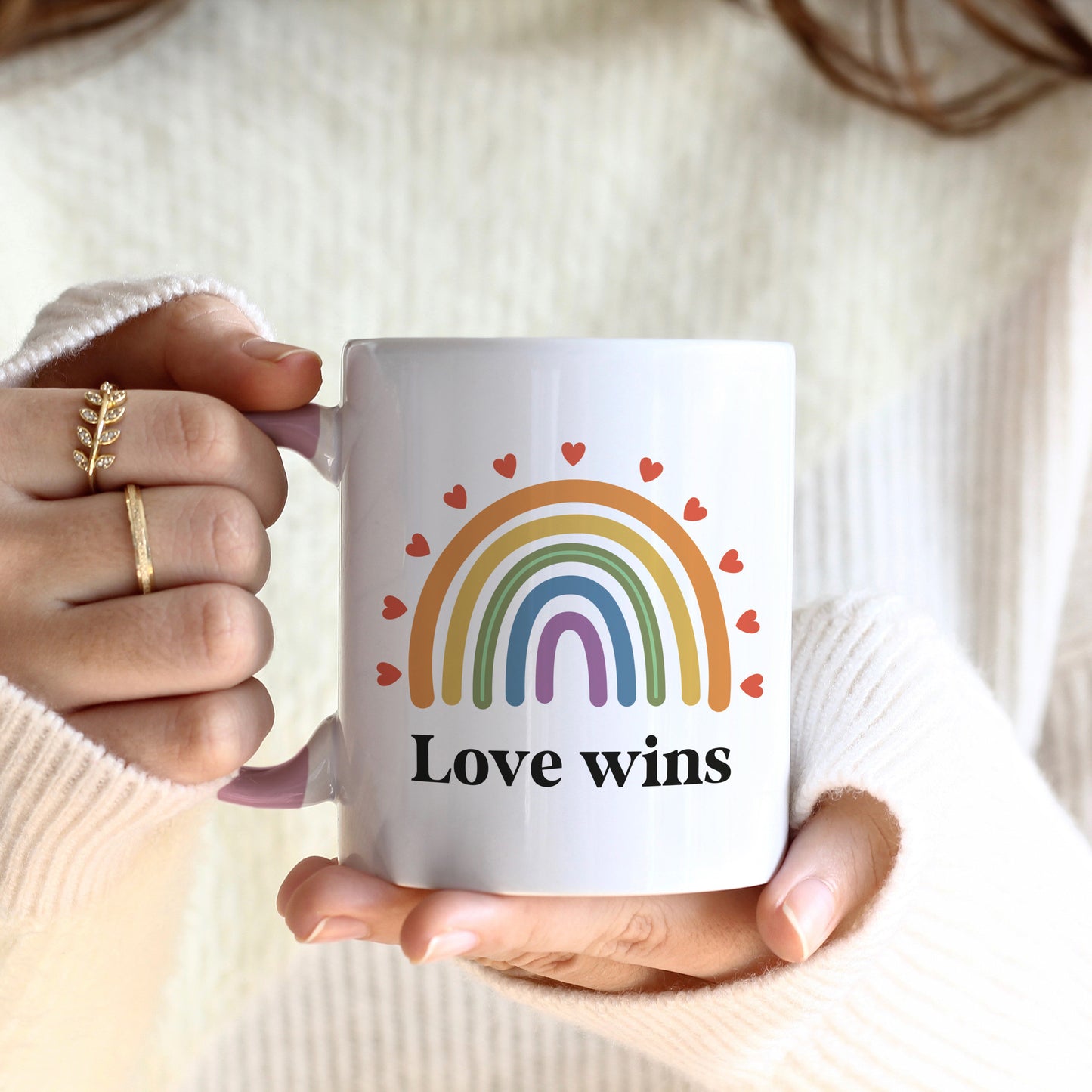 Keramik Tasse | Love wins