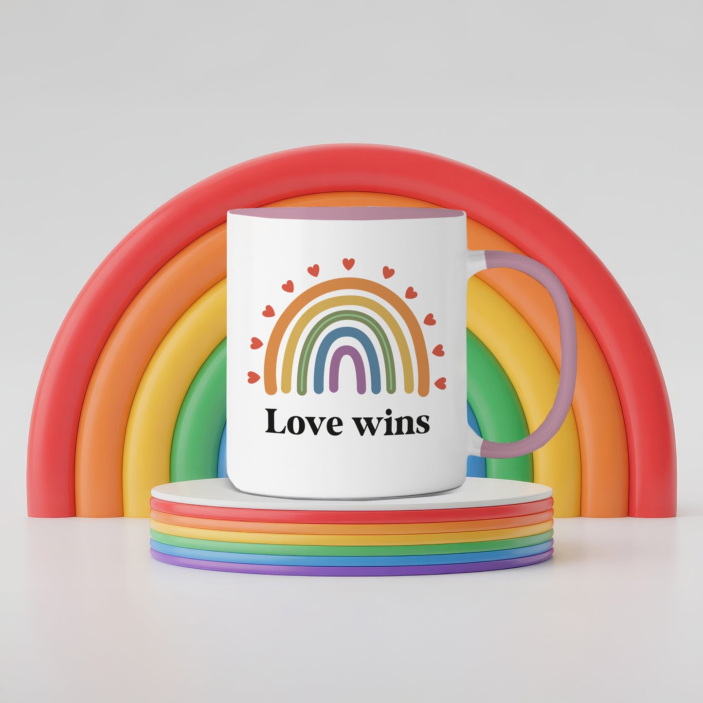 Keramik Tasse | Love wins