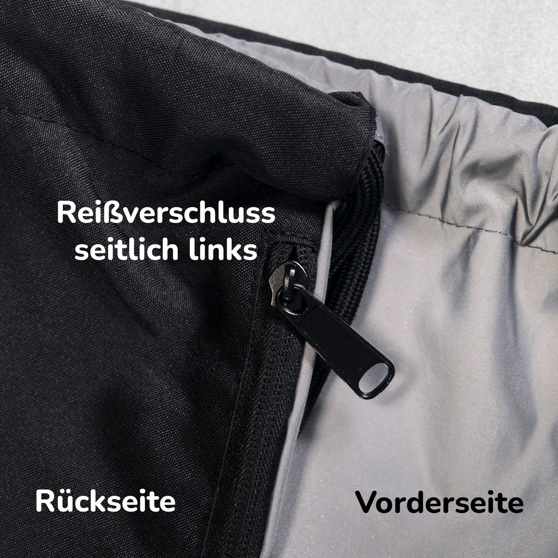 Turnbeutel Rucksack reflektierend | Offline | leuchtend | erhöhte Sichtbarkeit und Sicherheit | für Schule | Sport | Kinder | Teens - verschenkich.de