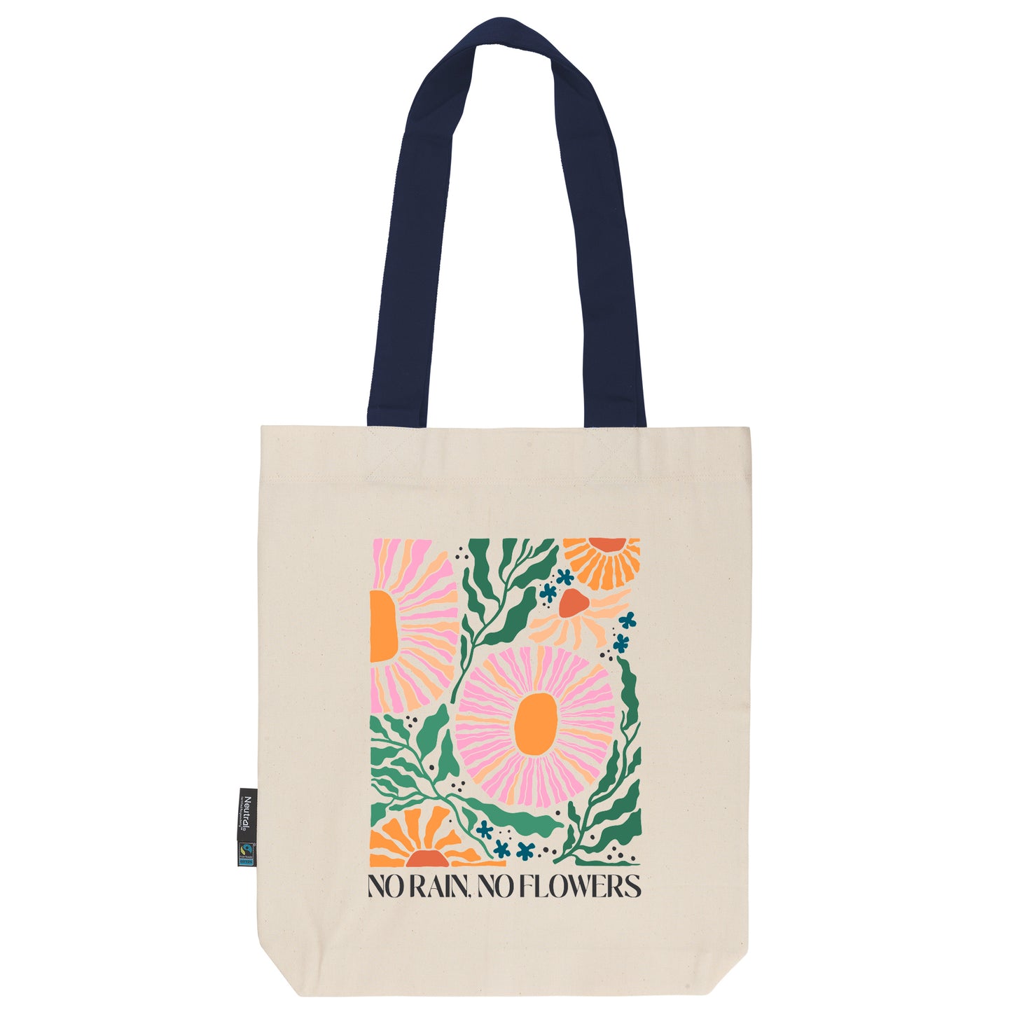 Twill Bag aus Bio- Baumwolle | Floral 11 | no rain no flowers - verschenkich.de
