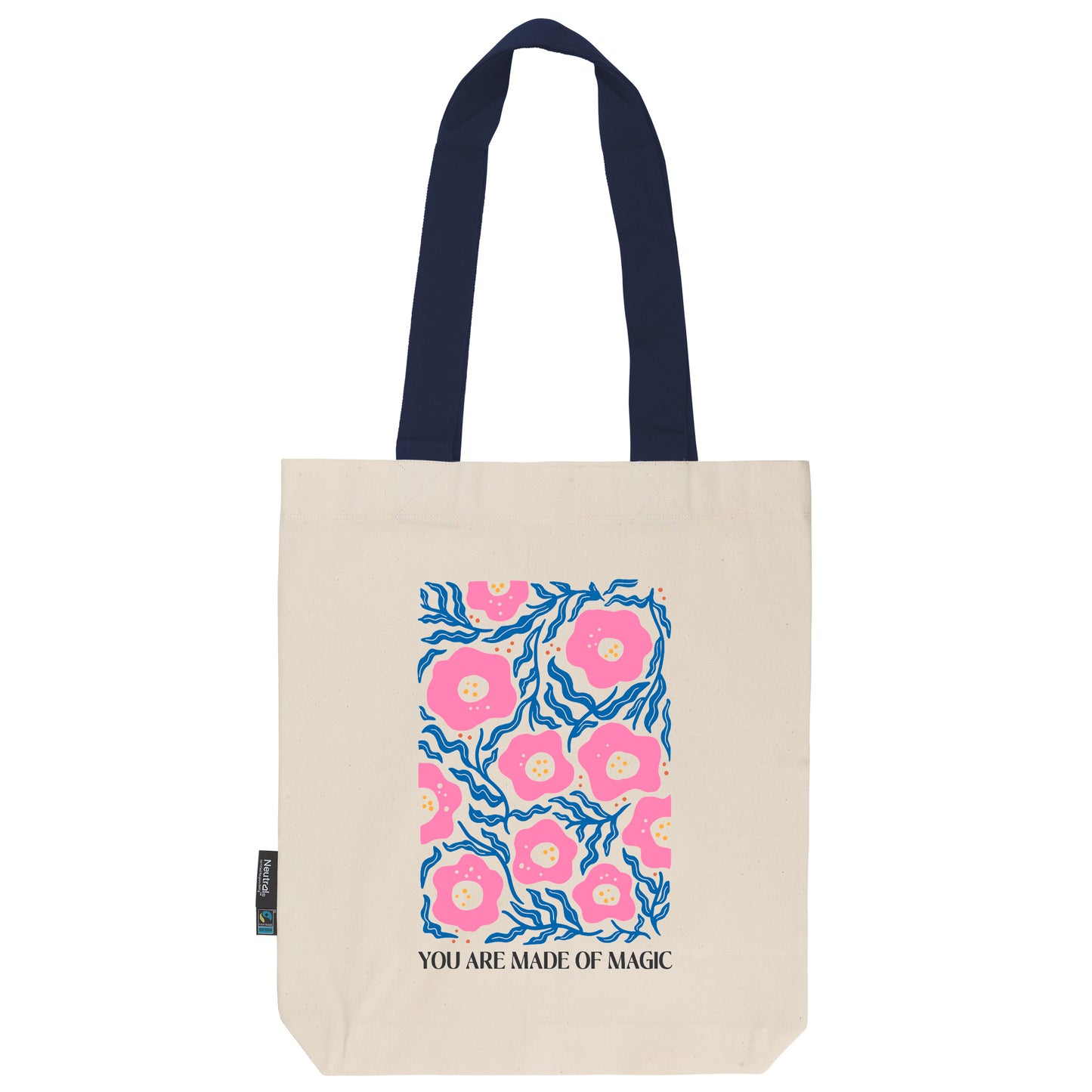 Twill Bag aus Bio- Baumwolle | Floral 5 | You are made of magic - verschenkich.de