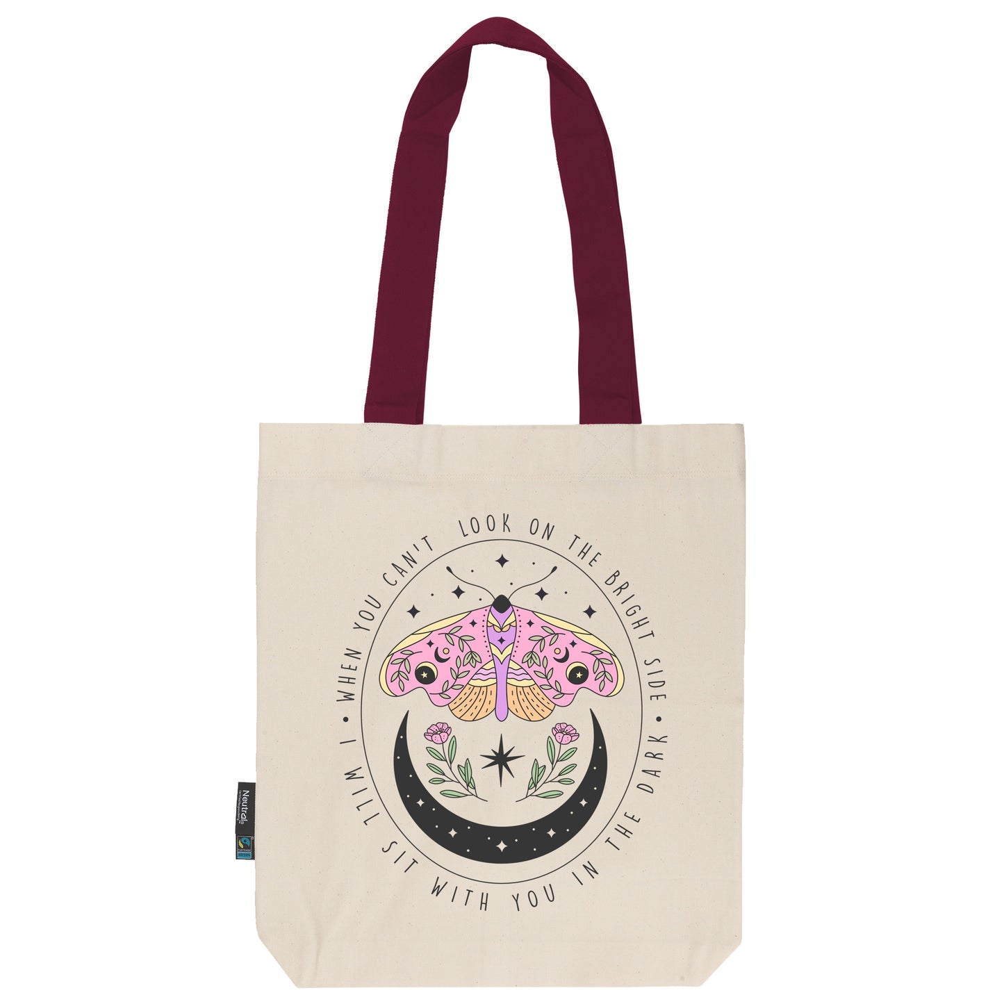 Twill Bag aus Bio- Baumwolle | Butterfly 1 | Bright Side