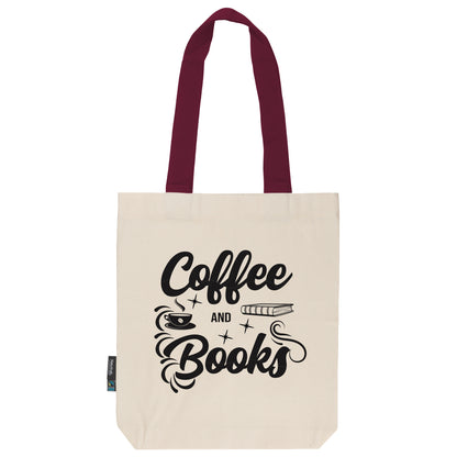 Twill Bag aus Bio- Baumwolle | Coffee and Books