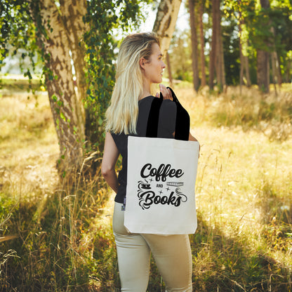 Twill Bag aus Bio- Baumwolle | Coffee and Books