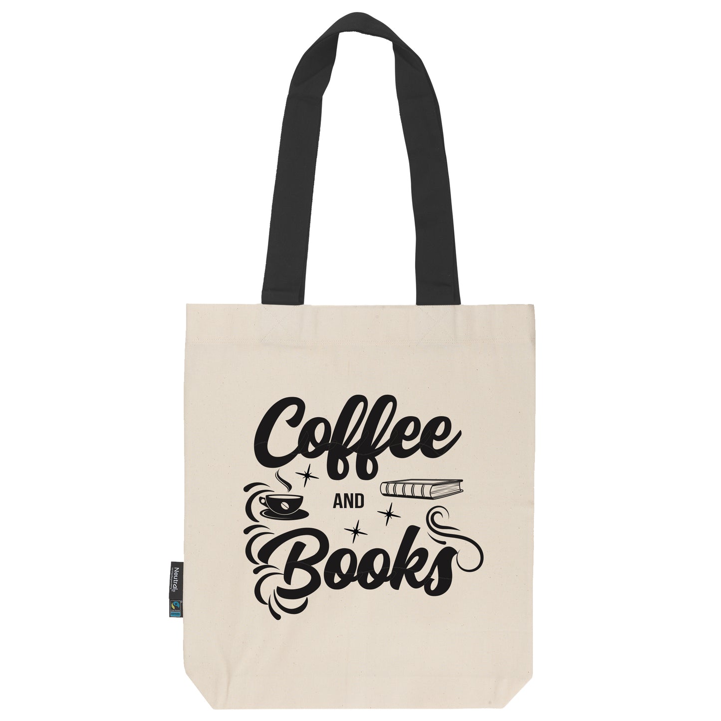 Twill Bag aus Bio- Baumwolle | Coffee and Books