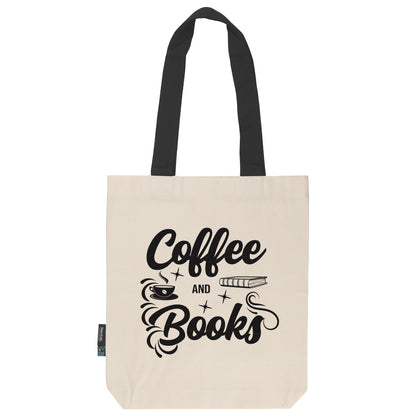 Twill Bag aus Bio- Baumwolle | Coffee and Books