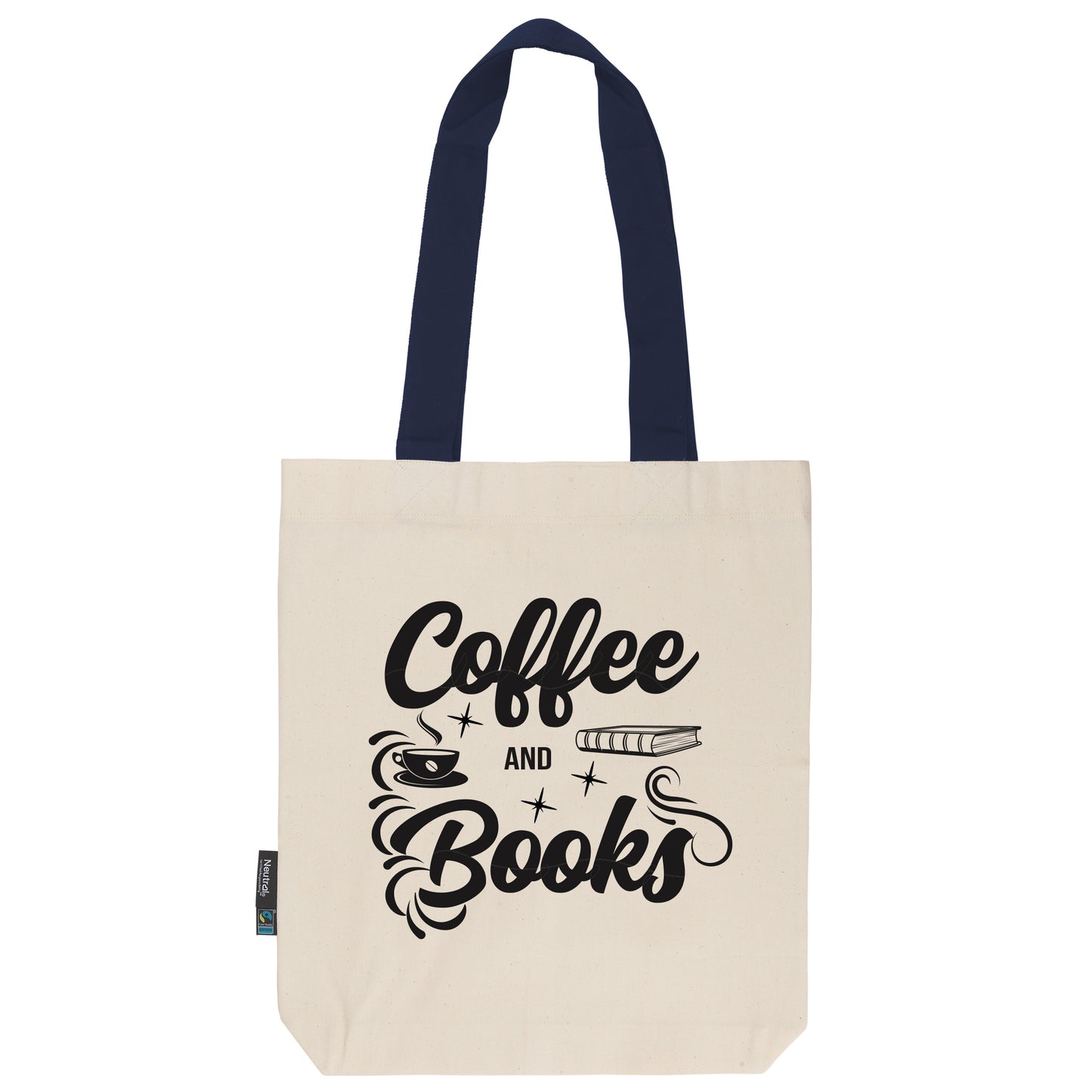 Twill Bag aus Bio- Baumwolle | Coffee and Books