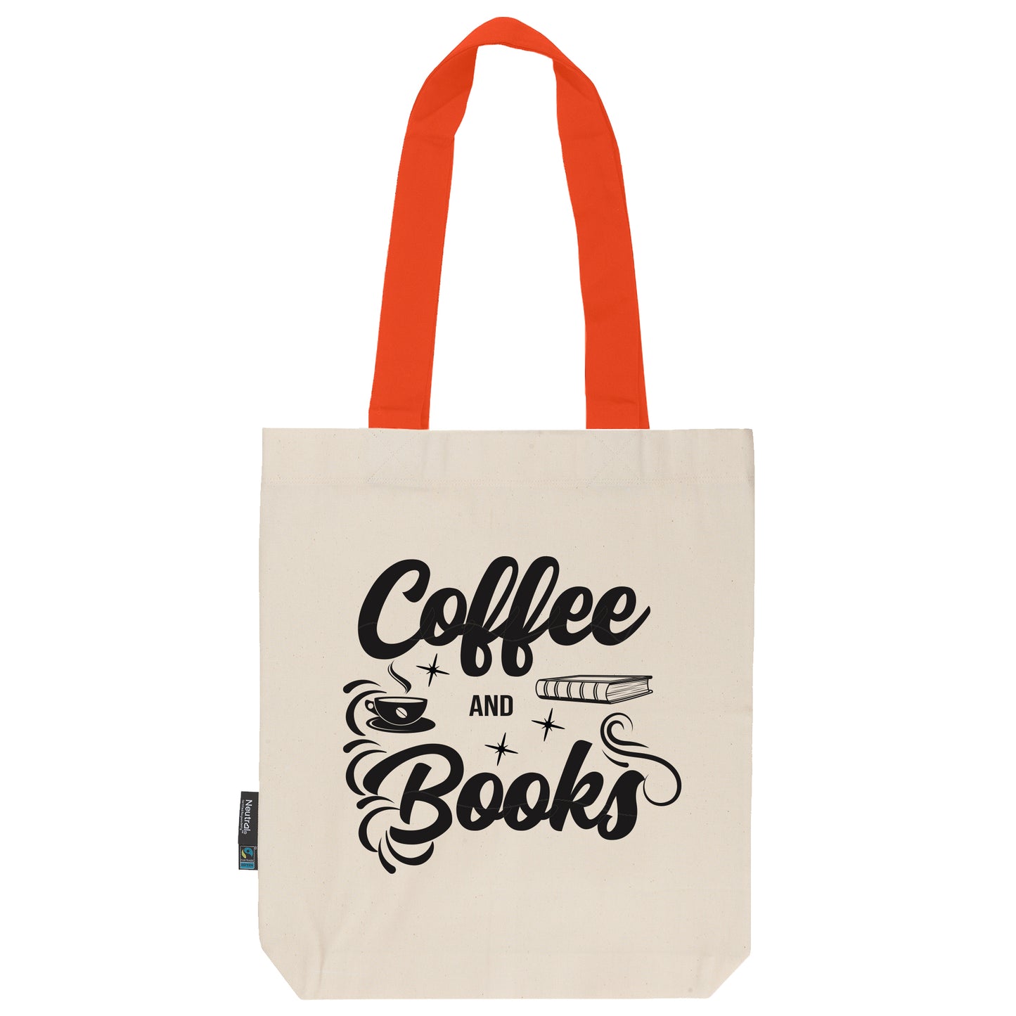 Twill Bag aus Bio- Baumwolle | Coffee and Books