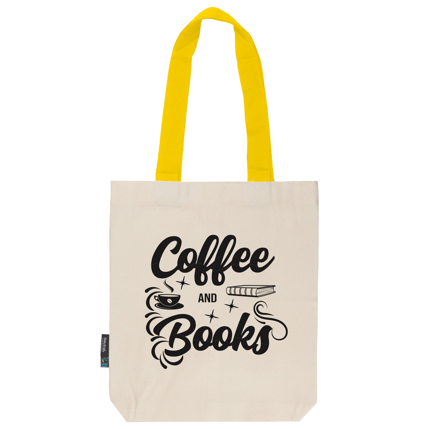 Twill Bag aus Bio- Baumwolle | Coffee and Books