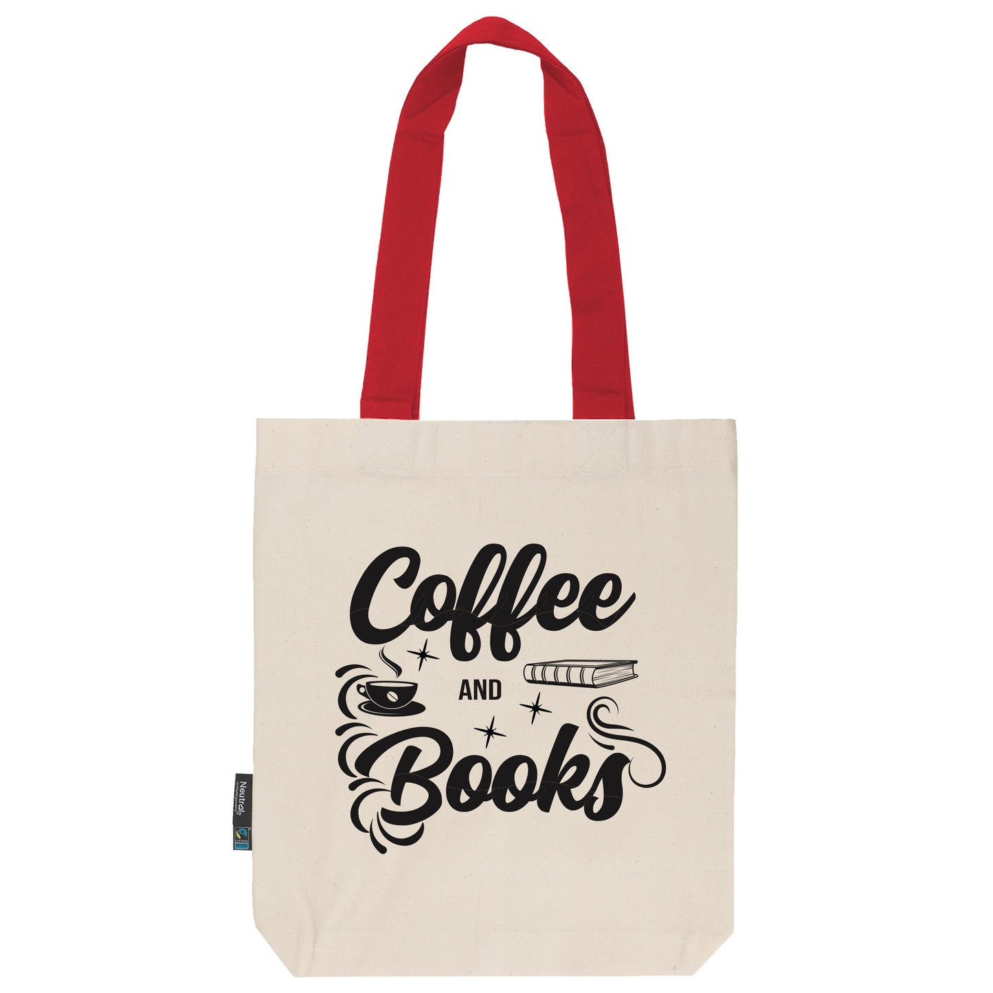 Twill Bag aus Bio- Baumwolle | Coffee and Books