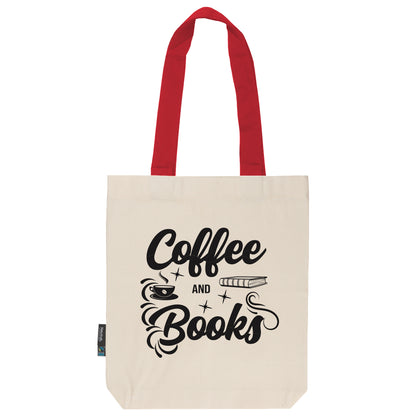 Twill Bag aus Bio- Baumwolle | Coffee and Books
