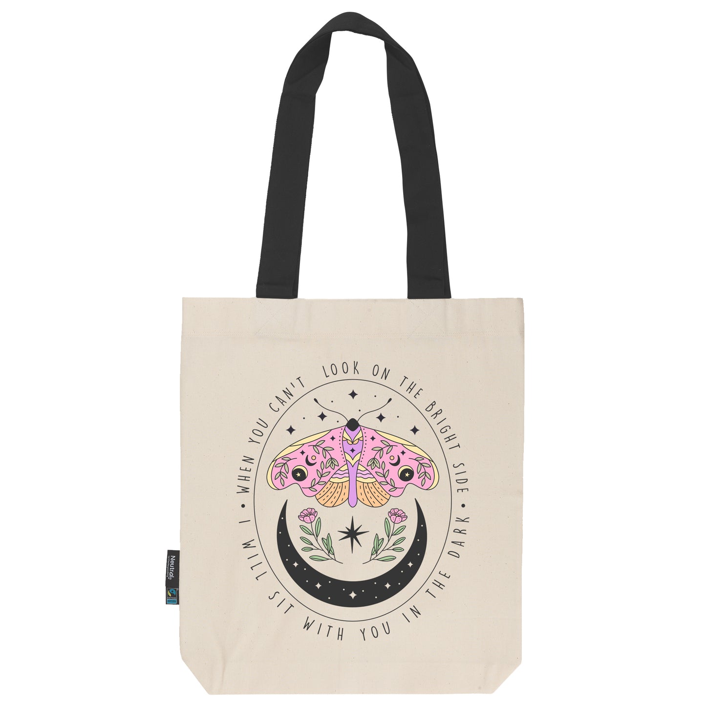 Twill Bag aus Bio- Baumwolle | Butterfly 1 | Bright Side