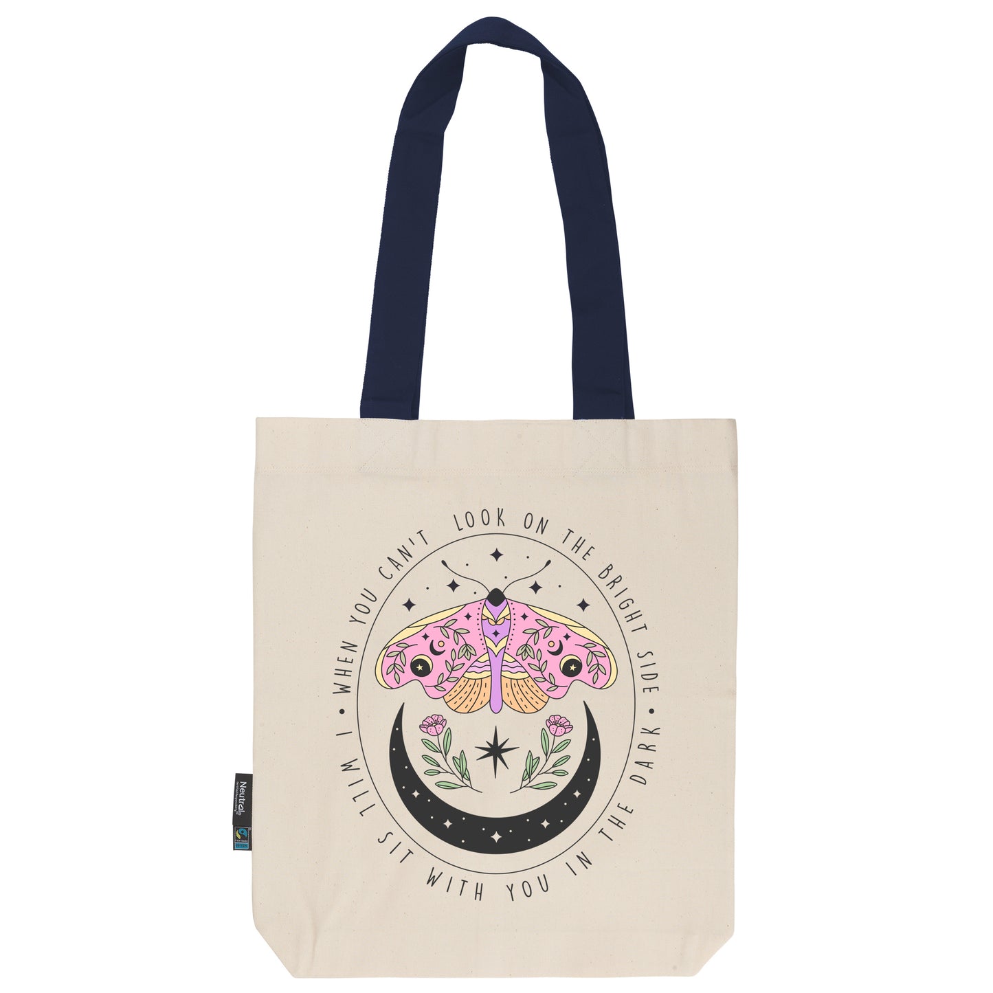 Twill Bag aus Bio- Baumwolle | Butterfly 1 | Bright Side