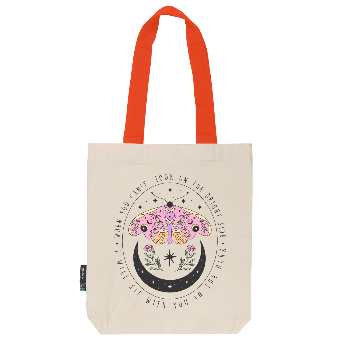 Twill Bag aus Bio- Baumwolle | Butterfly 1 | Bright Side