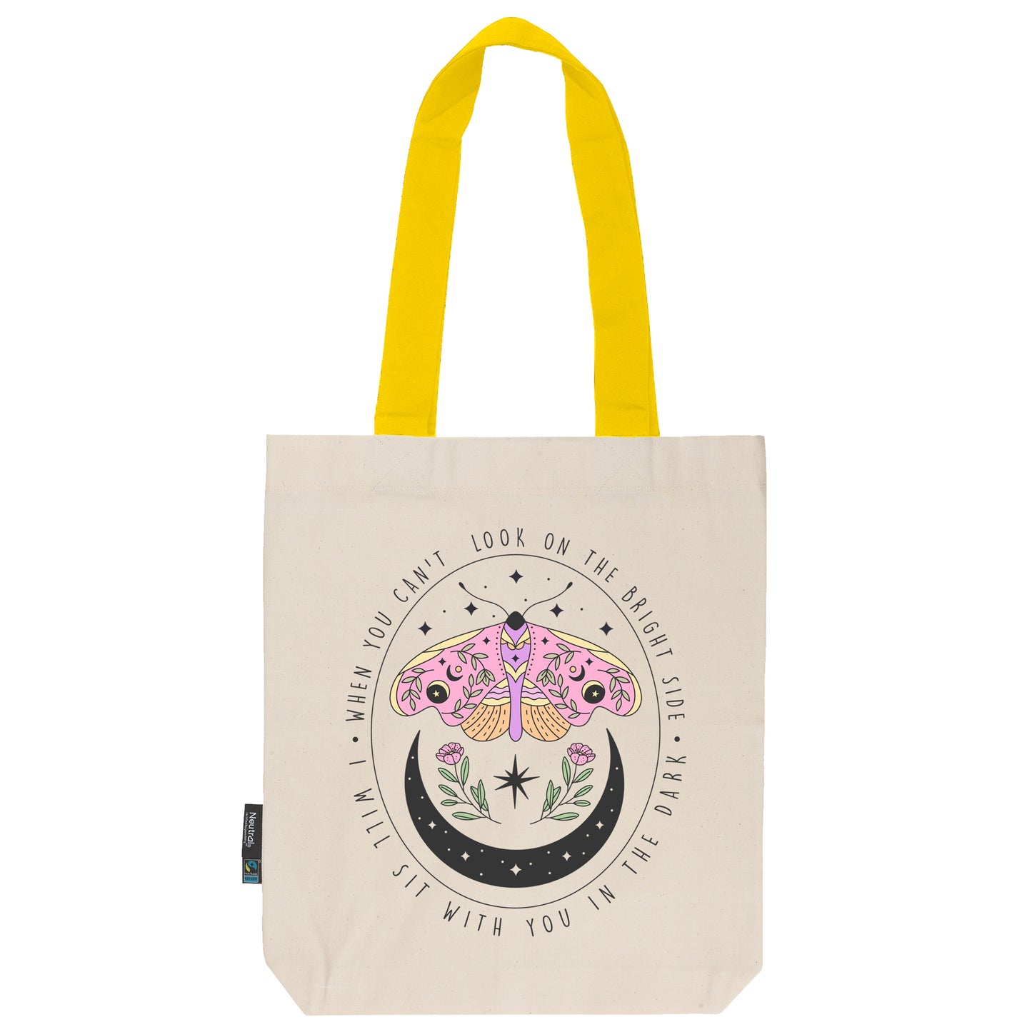 Twill Bag aus Bio- Baumwolle | Butterfly 1 | Bright Side