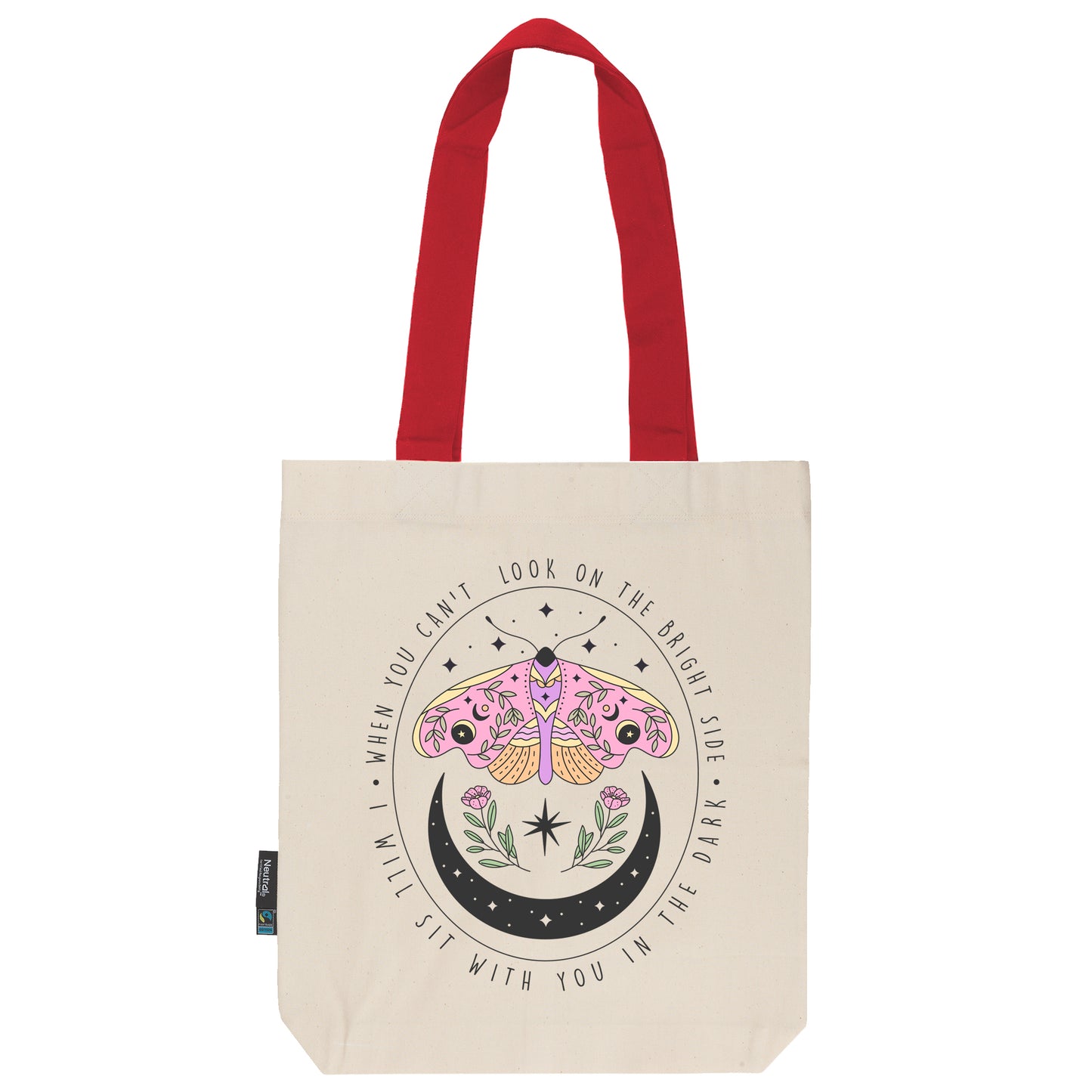 Twill Bag aus Bio- Baumwolle | Butterfly 1 | Bright Side