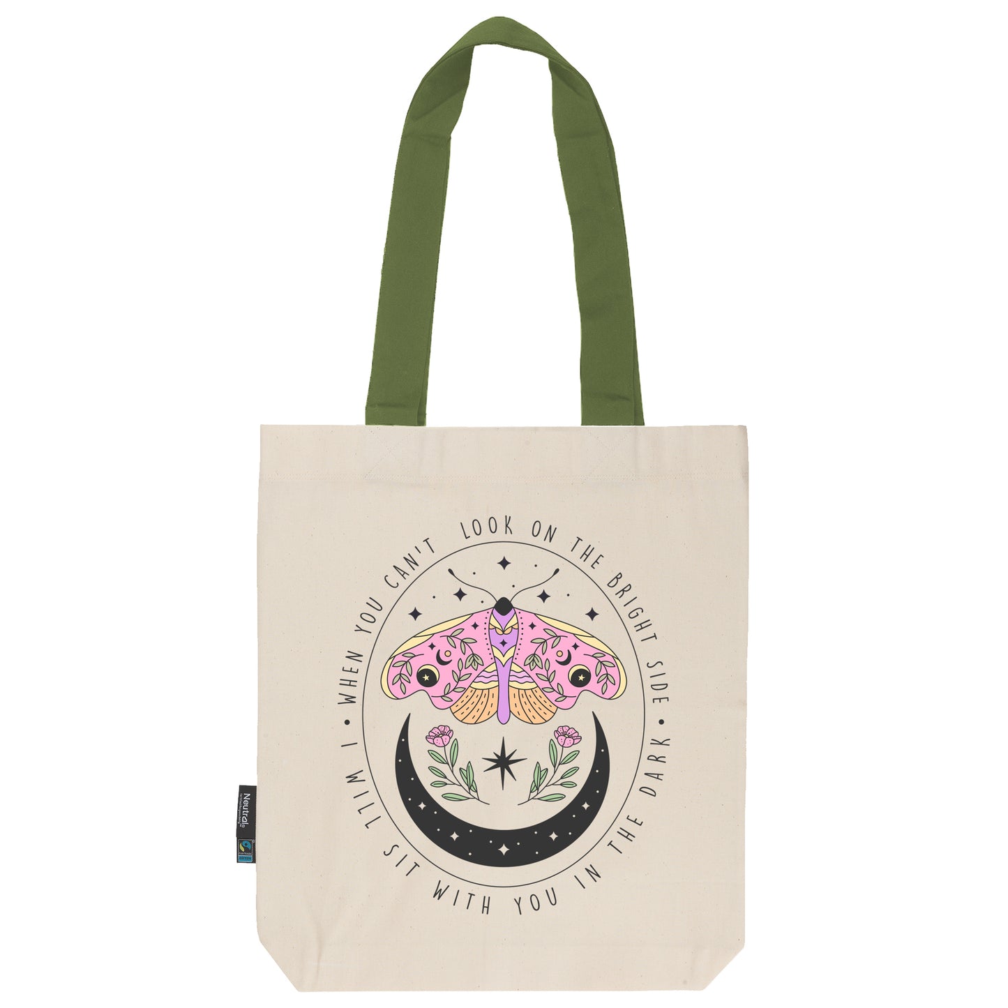 Twill Bag aus Bio- Baumwolle | Butterfly 1 | Bright Side