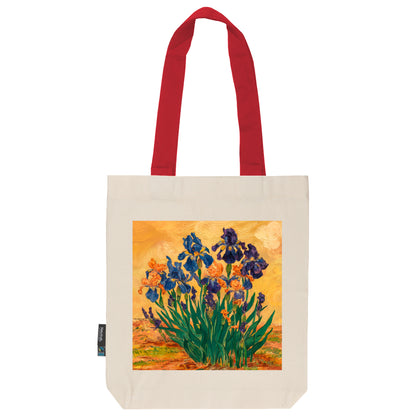 Twill Bag aus Bio- Baumwolle | Gemälde 4 | Schwertlilie