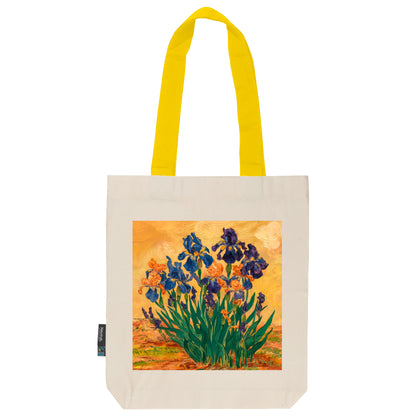 Twill Bag aus Bio- Baumwolle | Gemälde 4 | Schwertlilie