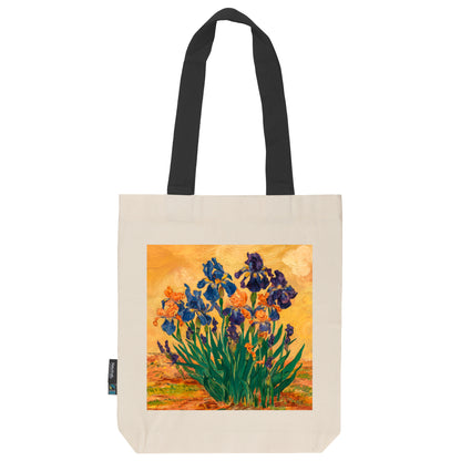 Twill Bag aus Bio- Baumwolle | Gemälde 4 | Schwertlilie