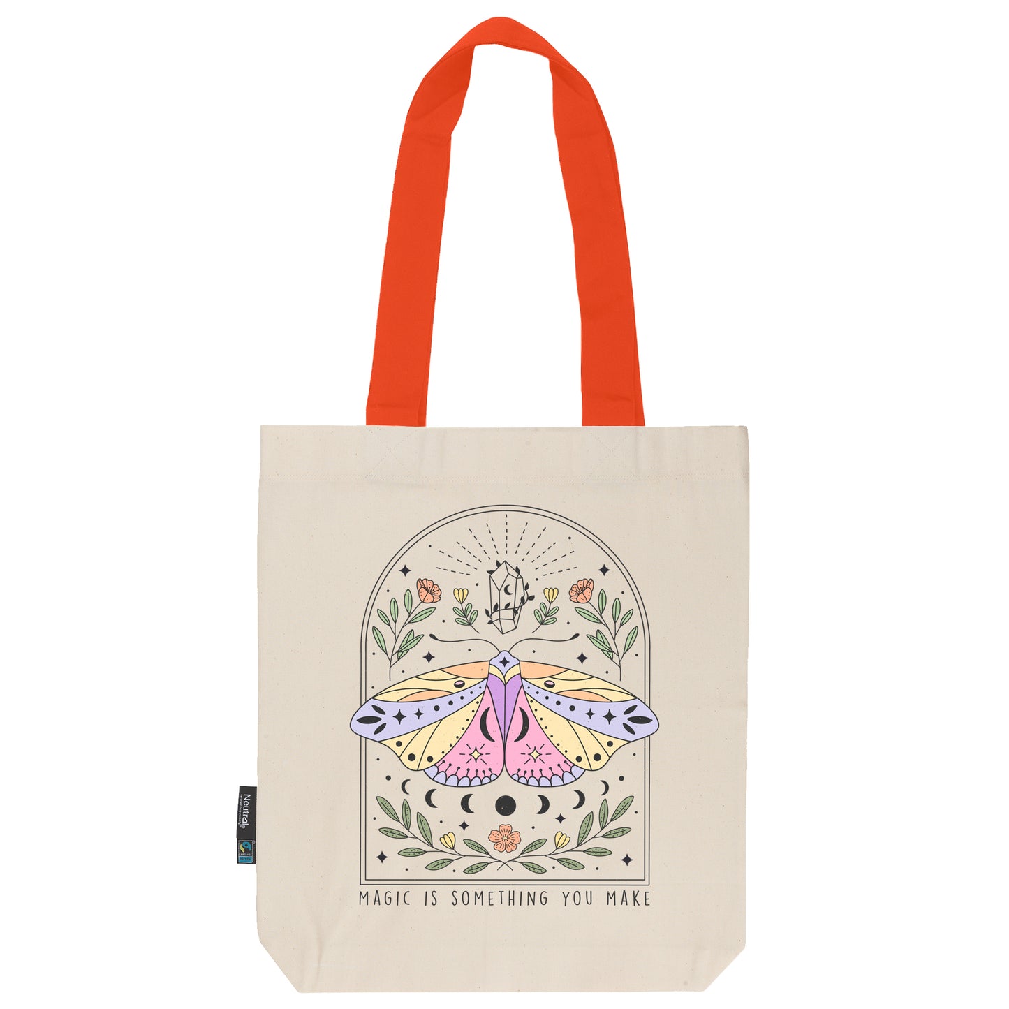 Twill Bag aus Bio- Baumwolle | Butterfly 5 | Magic is something you make