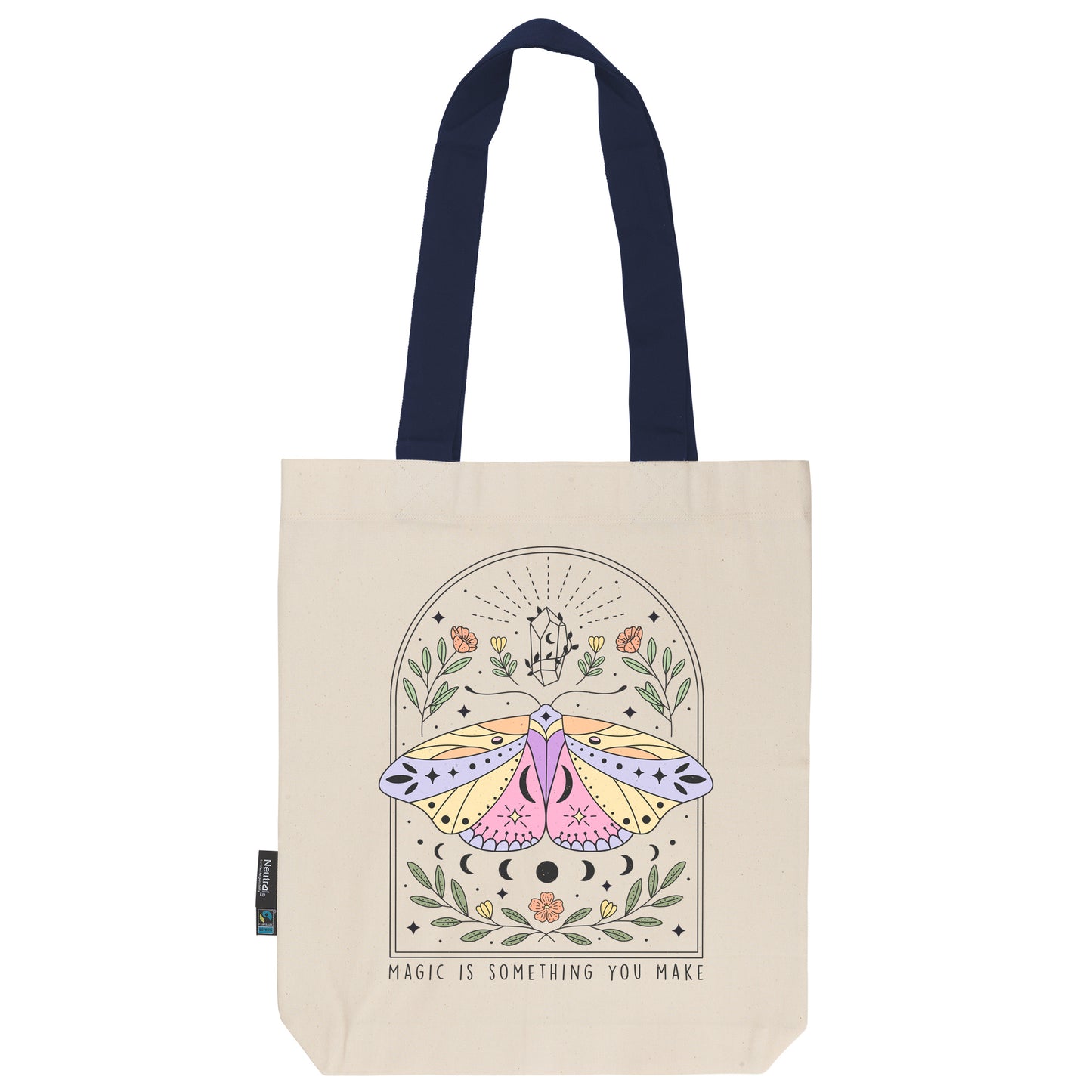 Twill Bag aus Bio- Baumwolle | Butterfly 5 | Magic is something you make