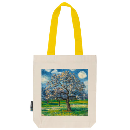 Twill Bag aus Bio- Baumwolle | Gemälde 6 | Apfelbaum in Blüte