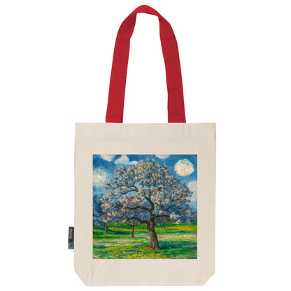 Twill Bag aus Bio- Baumwolle | Gemälde 6 | Apfelbaum in Blüte