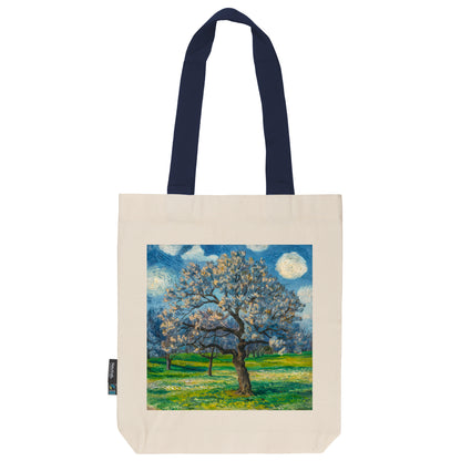Twill Bag aus Bio- Baumwolle | Gemälde 6 | Apfelbaum in Blüte